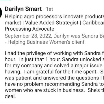 Darilyn_Smart testimonial